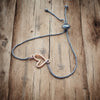 Adjustable Bracelet - Open Heart