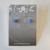 Sterling Silver Pave Ball Studs