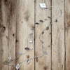 Waterfall Leaf Necklace – Long Layering Chain with Cascading Silver & Mixed Metal Leaves