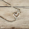 Adjustable Bracelet - Open Heart