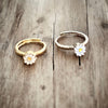 Daisy Fidget Ring – Adjustable Spinner Ring for Anxiety Relief