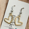 Open Heart Hook Earrings