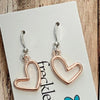 Open Heart Hook Earrings