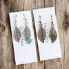 Filigree Leaf Earrings – Lightweight Nature-Inspired Dangles