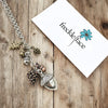 Acorn & Pinecone Necklace – Fall Woodland Pendant Gift