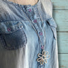 Double Flower Necklace