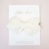 Gauze Bow | Ivory