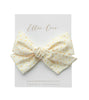 Yellow Polka Dot Oversize Bow