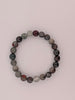African Bloodstone Bracelet – 8mm Polished Beads