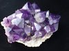 Amethyst Cluster with Deep Purple Zoning & White Matrix, Congo 4.62 kg, 10" x 7.5"