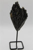 Black Kyanite Crystal on Metal Stand – Natural Specimen from Brazil