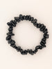 Black Obsidian Bracelet – Chip & 8mm Beads