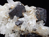 Black Pyrite and Quartz Cluster – Fengjiashan Mine, China (301g)