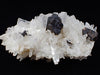 Black Pyrite with Quartz Cluster – Fengjiashan Mine, China