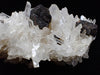 Black Pyrite with Quartz Cluster – Fengjiashan Mine, China