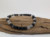 Black Rutile Quartz Bracelet – 6mm Polished Beads
