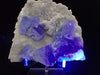 Blue Jelly Fluorite with Phantom on Druzy Quartz – YGX, China