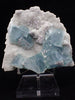 Blue Jelly Fluorite with Phantom on Druzy Quartz – YGX, China