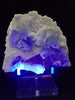 Blue Jelly Fluorite with Phantom on Druzy Quartz – YGX, China