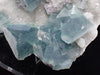 Blue Jelly Fluorite with Phantom on Druzy Quartz – YGX, China