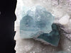 Blue Jelly Fluorite with Phantom on Druzy Quartz – YGX, China