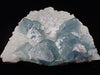 Blue Jelly Fluorite with Phantom on Druzy Quartz – YGX, China