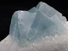 Blue Jelly Fluorite with Phantom on Quartz Matrix – Yaogangxian Mine (YGX), China