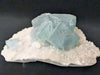 Blue Phantom Fluorite on Quartz 4.5 by 4.5 in 464g – Yaogangxian Mine (YGX) , China