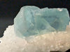 Blue Phantom Fluorite on Quartz 4.5 by 4.5 in 464g – Yaogangxian Mine (YGX) , China