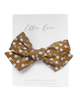 Butterscotch Daisies Oversize Bow