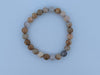 Coral Jade Bracelet – 8mm Polished Beads