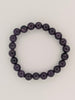 Deep Purple Amethyst Bracelet — 6mm & 8mm Beads