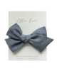 X's Oversize Bow | Blue Denim