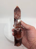 Fire Quartz Tower – Polished Hematoid Quartz