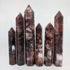 Fire Quartz Tower – Polished Hematoid Quartz
