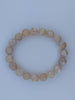 Flower Agate Bracelet — 11mm & 9mm Beads