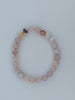 Flower Agate Bracelet — 8mm Round Beads
