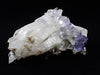 Fluorite on Quartz with Chlorite and UV Fluorescence – Yaogangxian Mine, Hunan, China