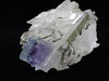 Fluorite on Quartz with Chlorite Inclusions and Pyrite – Yaogangxian Mine, Hunan, China