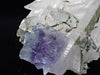Fluorite on Quartz with Chlorite Inclusions and Pyrite – Yaogangxian Mine, Hunan, China