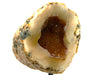 Geode Agate Crystal on Metal Stand from Brazil Approx. 10 cm x 5 cm