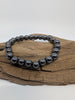 Hematite Bracelet — 8mm Round Beads