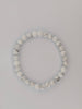 Howlite Bracelet — Chip, 6mm & 8mm Round Beads