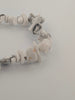 Howlite Bracelet — Chip, 6mm & 8mm Round Beads