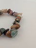 Indian Agate Bracelet — Chip & 8mm Round Beads