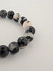 Zebra Jasper Bracelet — 8mm Round Beads