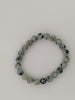 Kiwi Jasper Bracelet — 6mm & 8mm Round Beads