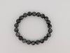 Larvikite Bracelet — 8mm & 10mm Round Beads