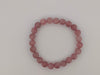 Lavender Rose Quartz Bracelet — 6mm & 8mm Round Beads