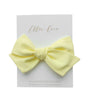 Iced Lemon Oversize Bow